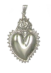 Silver pendant charm